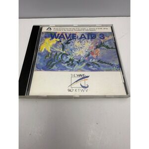 Wave Aid 3 CD 94.7 KTWV The Wave AmFAR Sampler Enya Pat Metheny KTWV03-01